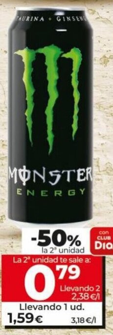 Dia Bebida Energética Original oferta