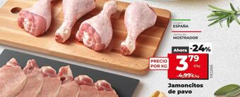 La Plaza de DIA Jamoncitos de pavo oferta