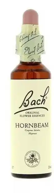 Flores de bach flor de bach 17 hornbeam 20 ml