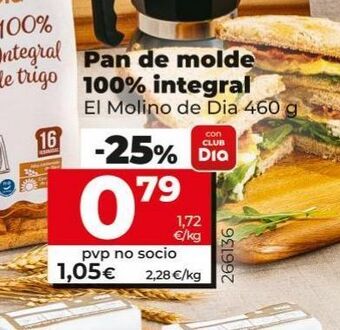 Maxi Dia Pan de molde dia oferta
