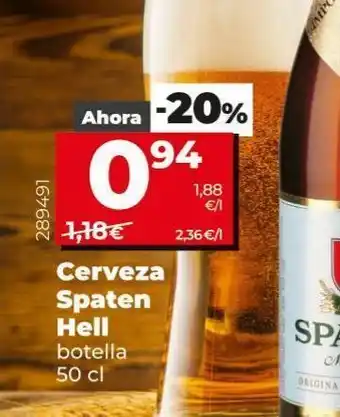 Maxi Dia Cerveza spaten oferta