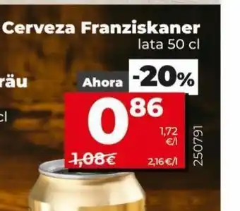 Maxi Dia Cerveza franziskaner oferta