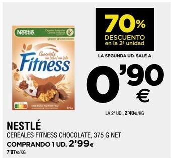 BM Supermercados Nestlé cereales fitness chocolate oferta