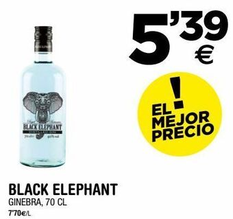 BM Supermercados Black elephant ginebra oferta