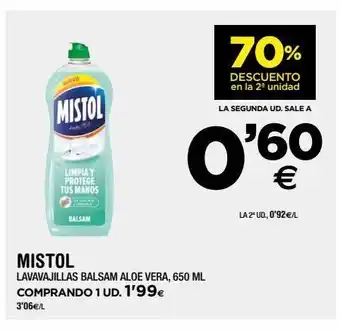 BM Supermercados Lavavajillas mistol oferta