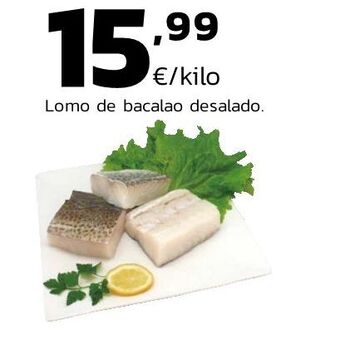 Supermercados Lupa Lomo de bacalao desalado oferta