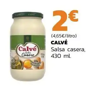 Supermercados Lupa Salsa casera calvé oferta