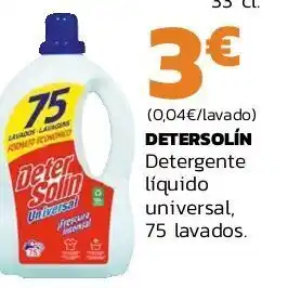 Supermercados Lupa Detergente detersolín oferta