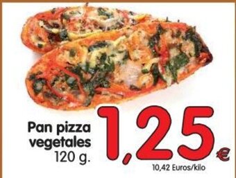 Alimerka Pan pizza vegetales 120g oferta