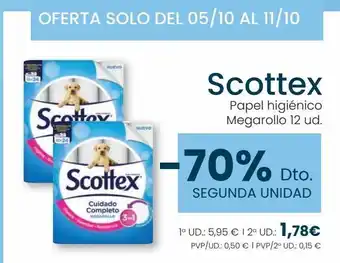 Clarel Papel higiénico scottex oferta
