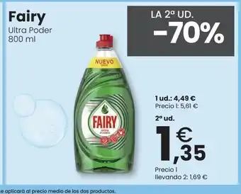 Clarel Fairy ultra poder 800 ml oferta