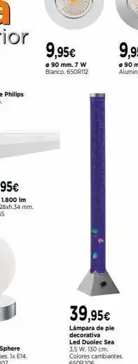 Cadena88 Lámpara de pie duolec oferta