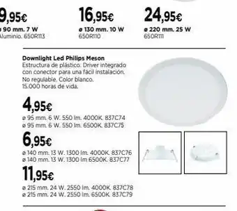 Cadena88 Downlight led philips oferta