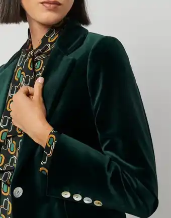 Roberto Verino Blazer terciopelo verde oferta
