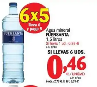 Alimerka Fuensanta Agua mineral 1,5kg oferta