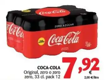 Alimerka Coca-Cola Original, zero o zero zero, 33cl oferta