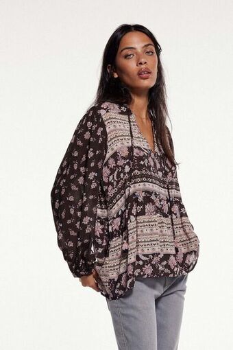 Cortefiel Blusa estampada oferta