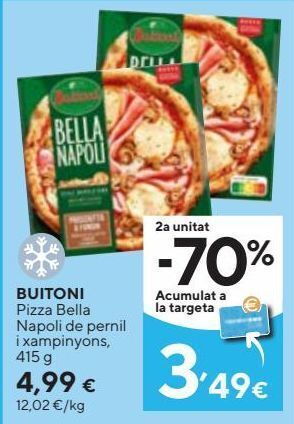 Caprabo Pizza buitoni oferta