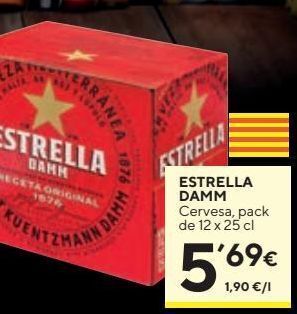 Caprabo Cerveza estrella damm oferta
