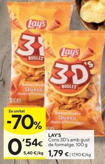 Caprabo Snacks lay's oferta