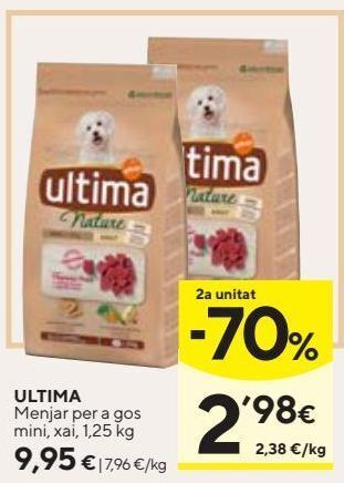 Caprabo Comida para perros última oferta