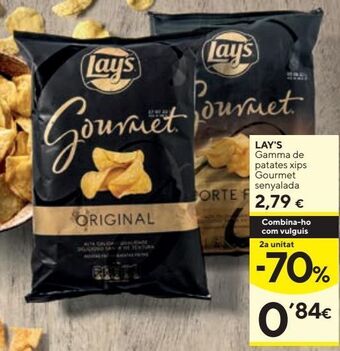 Caprabo Patatas fritas lay's oferta