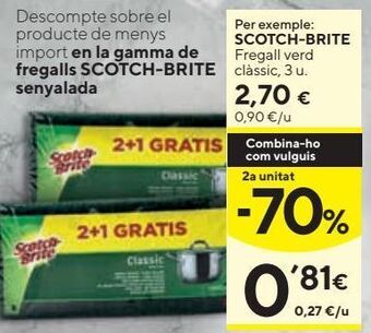 Caprabo Estropajo scotch-brite oferta