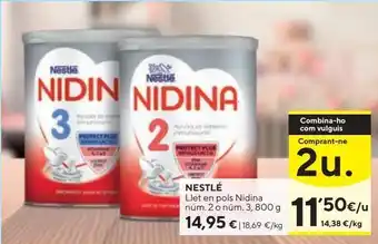Caprabo Leche en polvo nestlé oferta