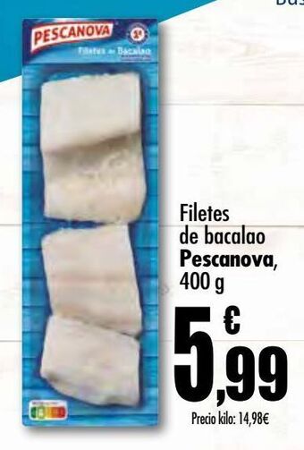Unide Supermercados Filetes de bacalao pescanova oferta
