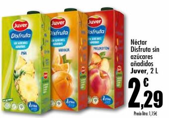 Unide Supermercados Néctar disfruta sin azúcares añadidos juver oferta