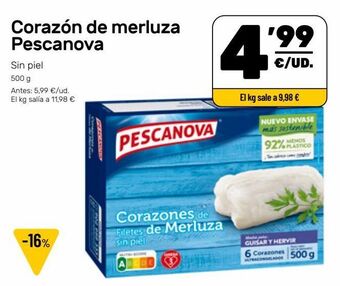 AhorraMas Merluza congelada pescanova oferta