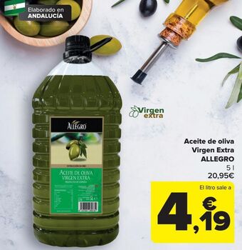 Carrefour Aceite de oliva virgen extra allegro oferta