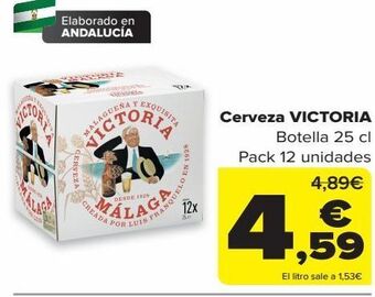 Carrefour Cerveza victoria oferta
