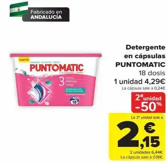 Carrefour Detergente en cápsulas pountomatic oferta