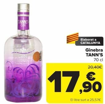 Carrefour Ginebra tann's oferta