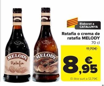 Carrefour Ratafia o crema de ratafia melody oferta