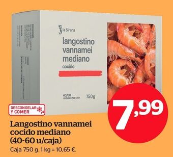 La Sirena Langostinos oferta