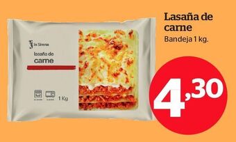La Sirena Lasaña de carne oferta