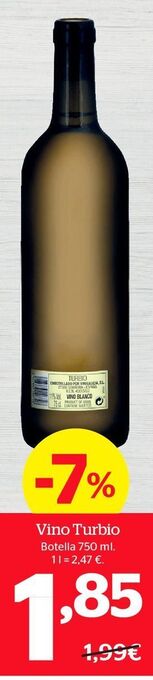 La Sirena Vino turbio oferta