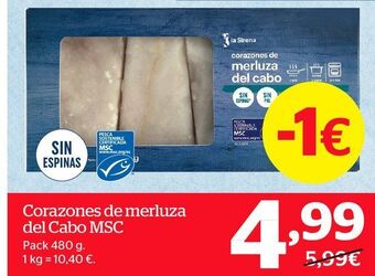 La Sirena Merluza oferta