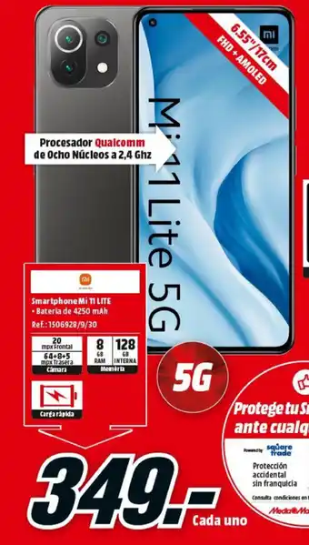 MediaMarkt Xiaomi Mi 11 Lite Smartphone oferta