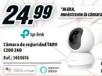 MediaMarkt tp-link Tapo Cámara de seguridad C200 360 oferta