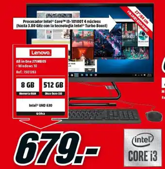 MediaMarkt Lenovo All in One 271MB05 oferta