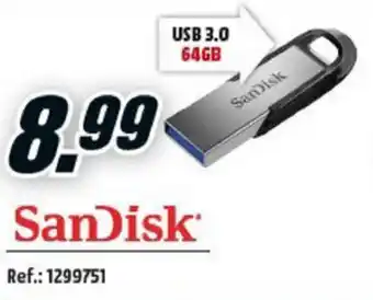MediaMarkt SanDisk Usb 3.0 64Gb oferta