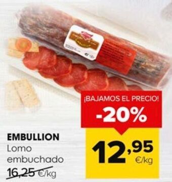 Autoservicios Familia Lomo embuchado oferta