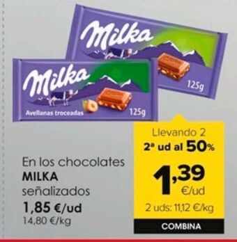 Autoservicios Familia Chocolate milka oferta