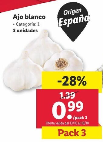 Lidl Ajo oferta