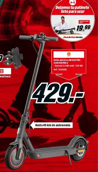 MediaMarkt Mi Electric Scooter Pro 2 Patín eléctrico oferta
