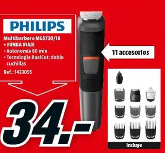 MediaMarkt Philips Multibarber o MG5730/18 oferta