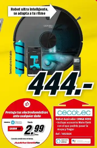 MediaMarkt Cecotec Conga Robot Aspirador 6090 oferta